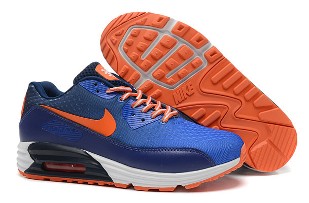 Nike Air 90 2014 Bresil Chaussures De Coupe Du Monde Bleu Blanc Max